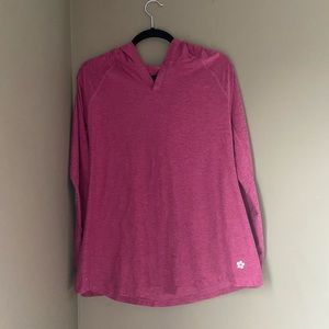 Dark pink athletic hoodie